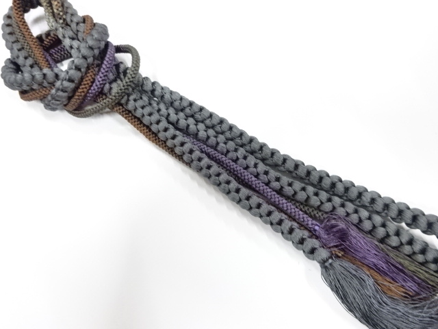 正絹　手組帯締め